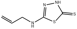 1,3,4-Thiadiazole-2(3H)-thione,5-(2-propen-1-ylamino)- Struktur