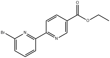 ETHYL 6-BROMO-2,2'-BIPYRIDINE-5'-CARBOXYLATE 结构式