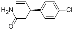 (S)-3-(4-CHLOROPHENYL)PENT-4-ENAMIDE 结构式