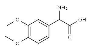 AMINO-(3,4-DIMETHOXY-PHENYL)-ACETIC ACID Structure