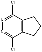 1,4-ジクロロ-6,7-ジヒドロ-5H-シクロペンタ[D]ピリダジン 化学構造式