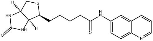 生物素基-6-氨基喹啉 结构式