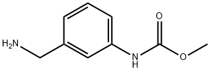 甲基 N-[3-(氨基甲基)苯基]氨基甲酯 结构式