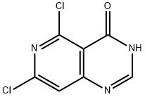 5,7-二氯吡啶并[4,3-D]嘧啶-4(3H)-酮 结构式
