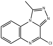 4-氯-1-甲基-[1,2,4]三唑并[4,3-A]喹喔啉 结构式
