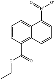 5-NITRO-NAPHTHALENE-1-CARBOXYLIC ACID ETHYL ESTER Struktur