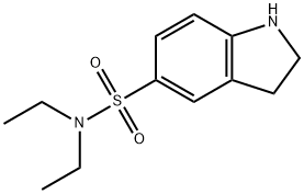 N,N-ジエチルインドリン-5-スルホンアミド 化学構造式