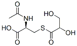 N-acetyl-S-glyceroylcysteine Struktur