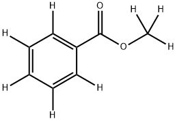 安息香酸メチル-D8 化学構造式