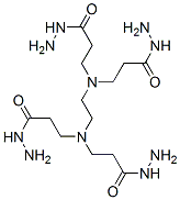 N,N,N',N'-tetrakis(3-hydrazino-3-oxopropyl)ethylenediamine Structure
