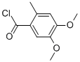 Benzoyl chloride, 4,5-dimethoxy-2-methyl- (9CI) Structure