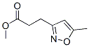 3-Isoxazolepropanoicacid,5-methyl-,methylester(9CI) Structure