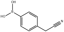4-氰甲基苯硼酸, 91983-26-5, 结构式