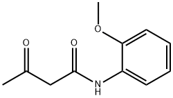 邻甲氧基-N-乙酰乙酰苯胺 结构式