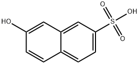 7-hydroxynaphthalene-2-sulphonic acid Struktur