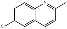 6-氯-2-甲基喹啉, 92-46-6, 结构式