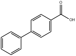 4-フェニル安息香酸 化学構造式