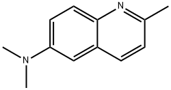 N,N,2-三甲基喹啉-6-胺, 92-99-9, 结构式