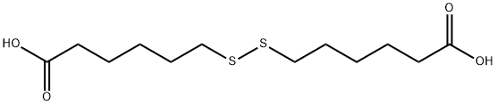 5-カルボキシペンチルジスルフィド 化学構造式