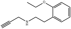 Phenethylamine, o-ethoxy-N-2-propynyl- (7CI) Structure