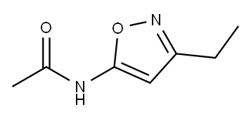 Acetamide, N-(3-ethyl-5-isoxazolyl)- (9CI) Struktur
