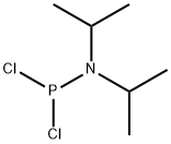 二氯-N,N-二异丙基亚磷酰胺 结构式