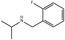 2-氟-N-(1-甲基乙基)苯甲胺 结构式