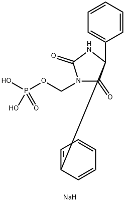 磷苯妥英钠 结构式