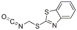 Benzothiazole, 2-[(isocyanatomethyl)thio]- (9CI) Structure