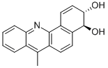 7-methylbenz(c)acridine-3,4-dihydrodiol 结构式