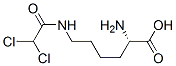 N(epsilon)-(dichloroacetyl)lysine 结构式