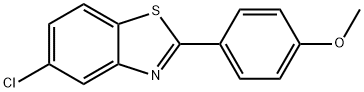 5-CHLORO-2-(4-METHOXYPHENYL)BENZO[D]THIAZOLE Structure