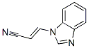 2-Propenenitrile,3-(1H-benzimidazol-1-yl)-,(E)-(9CI) Structure