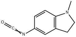 5-ISOCYANATO-1-METHYLINDOLINE 结构式