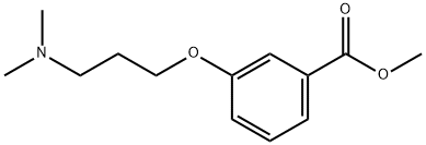 methyl 3-[3-(dimethylamino)propoxy]benzoate 结构式