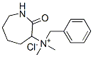 benzyl(hexahydro-2-oxo-1H-azepin-3-yl)dimethylammonium chloride Structure