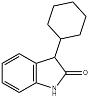 3-cyclohexyl-1,3-dihydro-indol-2-one Struktur