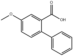 5-Methoxy-2-phenylbenzoic acid Struktur