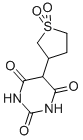 5-(1,1-DIOXIDOTETRAHYDROTHIEN-3-YL)PYRIMIDINE-2,4,6(1H,3H,5H)-TRIONE Struktur