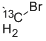 溴乙烷-1-13C 结构式
