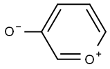 Pyrylium, 3-hydroxy-, inner salt Struktur