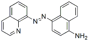 4-(8-Quinolylazo)-1-aminonaphthalene Struktur