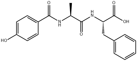 P-HYDROXYBENZOYL-ALA-PHE Struktur