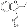 2-ETHYL-1-BENZOFURAN-3-CARBALDEHYDE OXIME Struktur