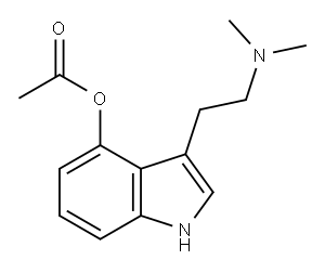4-ACETOXY-N,N-DIMETHYLTRYPTAMINE Struktur