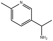 1-(6-甲基-吡啶-3-基)-乙胺 结构式
