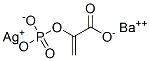 2-(ホスホノオキシ)プロペン酸/バリウム/銀(I),(1:1:1) 化学構造式