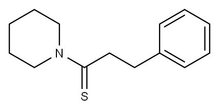 Piperidine,  1-(3-phenyl-1-thioxopropyl)-  (9CI) Struktur