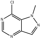 7-chloro-1-methyl-1H-pyrazolo[4,3-d]pyrimidine Struktur