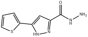 5-(2-Thienyl)-1H-pyrazole-3-carbohydrazide Struktur